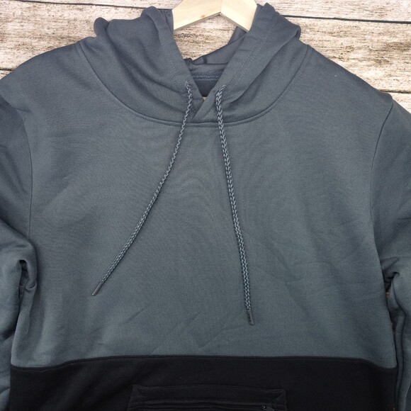 North & Acrux Men's Size Medium Two Tone Pullover Hoodie #1065 - Picture 2 of 7